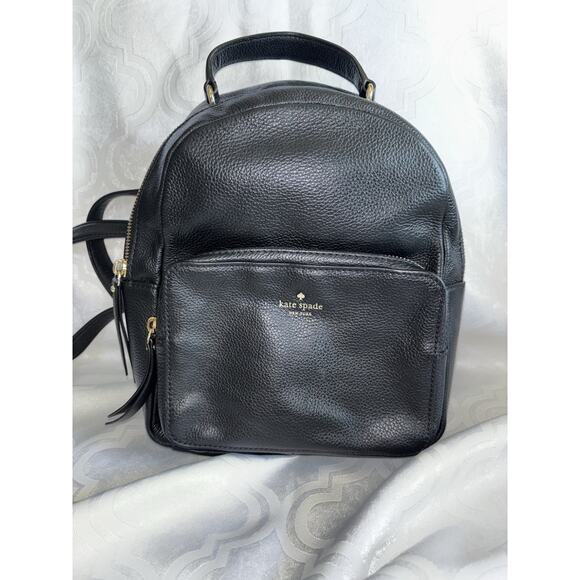 kate spade new york Handbags - $429 Kate Spade Mini Nicole WKRU5498 Larchmont Avenue Black Backpack